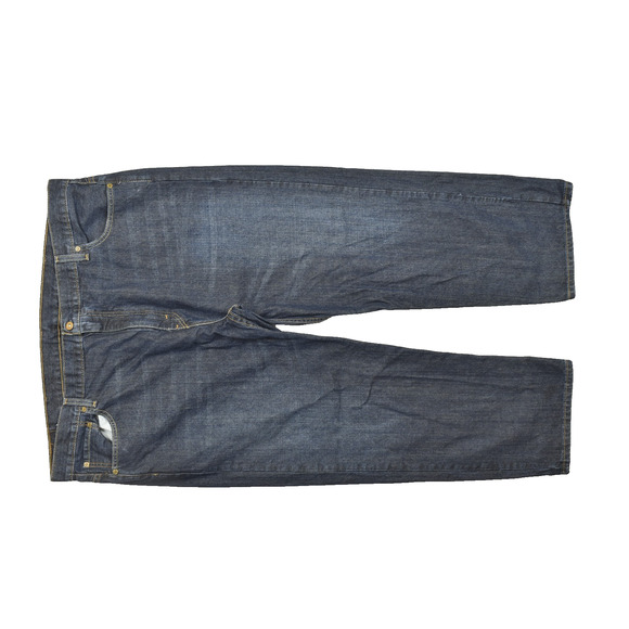 Levi's Men's Jeans Size 44x30 569 Loose Straight Fit Dark Wash 100% Cotton - Picture 1 of 8
